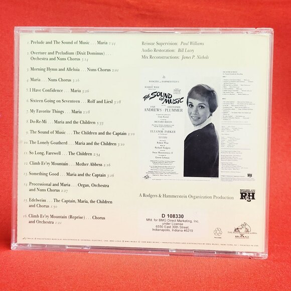 The Sound of Music Rodgers & Hammerstein Julie Andrews CD 1995 - Picture 2 of 8